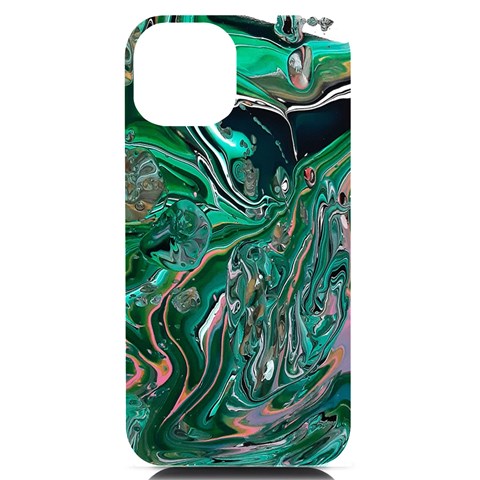 Malachite  iPhone 14 Black UV Print PC Hardshell Case from ArtsNow.com Front