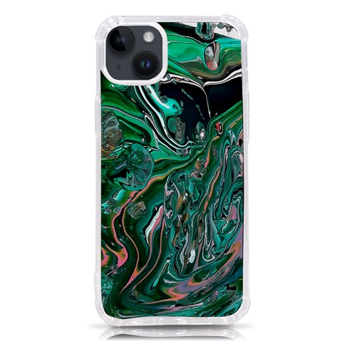 Malachite  iPhone 14 Plus TPU UV Print Case from ArtsNow.com Front