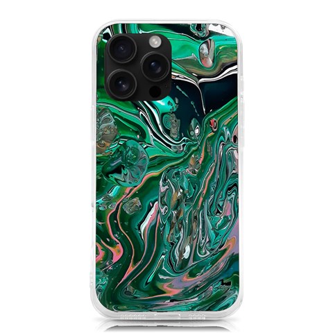 Malachite  iPhone 16 Pro Max TPU UV Print Case from ArtsNow.com Front