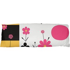 Minimalist Pattern With Simple Lines,flower And Shapes, Creating A Clean And Modern 25 x71  Body Pillow Case Dakimakura (Two Sides) from ArtsNow.com Back