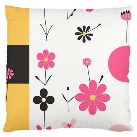 Minimalist Pattern With Simple Lines,flower And Shapes, Creating A Clean And Modern Standard Premium Plush Fleece Cushion Case (Two Sides) from ArtsNow.com Front