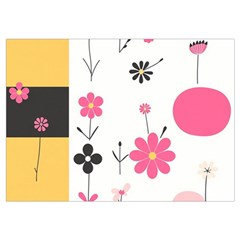 Minimalist Pattern With Simple Lines,flower And Shapes, Creating A Clean And Modern Wristlet Pouch Bag (Small) from ArtsNow.com Belt Loop