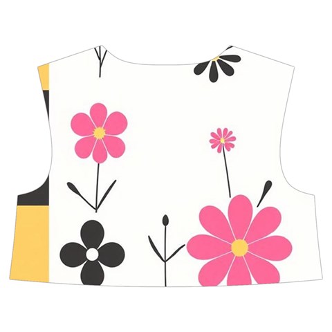 Minimalist Pattern With Simple Lines,flower And Shapes, Creating A Clean And Modern Kids  Midi Sailor Dress from ArtsNow.com Back Top