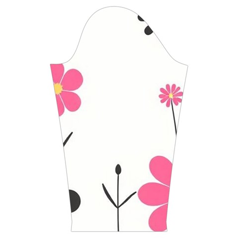 Minimalist Pattern With Simple Lines,flower And Shapes, Creating A Clean And Modern Kids  Midi Sailor Dress from ArtsNow.com Sleeve Left