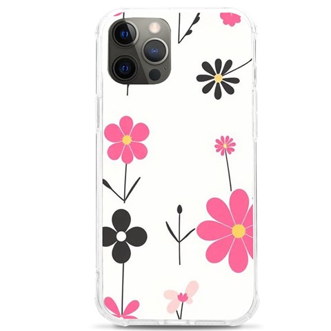 Minimalist Pattern With Simple Lines,flower And Shapes, Creating A Clean And Modern iPhone 12 Pro max TPU UV Print Case from ArtsNow.com Front