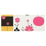  Minimalist Pattern With Simple Lines,flower And Shapes, Creating A Clean And Modern Banner and Sign 8  x 3 