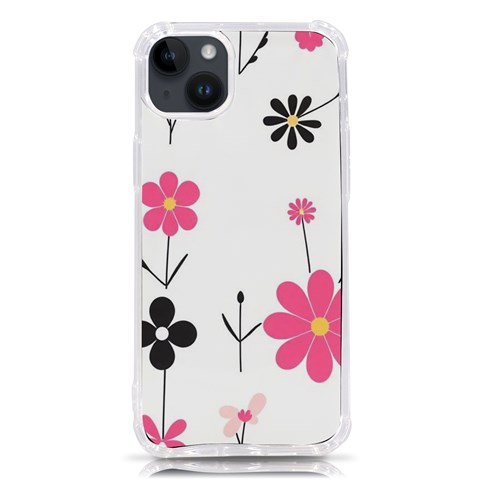 Minimalist Pattern With Simple Lines,flower And Shapes, Creating A Clean And Modern iPhone 14 Plus TPU UV Print Case from ArtsNow.com Front