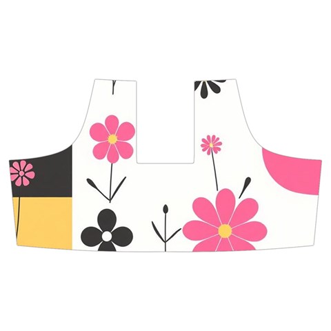 Minimalist Pattern With Simple Lines,flower And Shapes, Creating A Clean And Modern Men s Side Zip Front Pouch Ski And Snowboard Bib Pants	 from ArtsNow.com Front