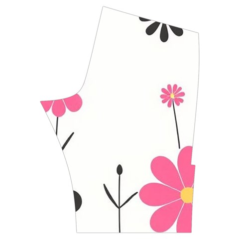 Minimalist Pattern With Simple Lines,flower And Shapes, Creating A Clean And Modern Men s Side Zip Front Pouch Ski And Snowboard Bib Pants	 from ArtsNow.com Back Right