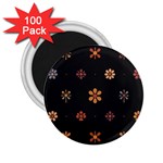 Minimalist Pattern With Simple Lines,flower And Shapes, Creating A Clean And Modern 2.25  Magnets (100 pack) 