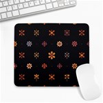 Minimalist Pattern With Simple Lines,flower And Shapes, Creating A Clean And Modern Large Mousepad