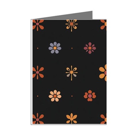 Minimalist Pattern With Simple Lines,flower And Shapes, Creating A Clean And Modern Mini Greeting Cards (Pkg of 8) from ArtsNow.com Right