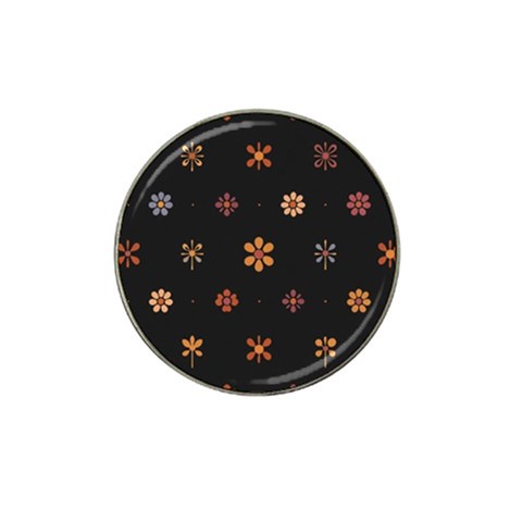 Minimalist Pattern With Simple Lines,flower And Shapes, Creating A Clean And Modern Hat Clip Ball Marker (4 pack) from ArtsNow.com Front