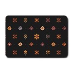 Minimalist Pattern With Simple Lines,flower And Shapes, Creating A Clean And Modern Small Doormat