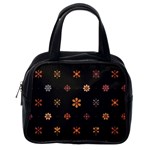 Minimalist Pattern With Simple Lines,flower And Shapes, Creating A Clean And Modern Classic Handbag (One Side)