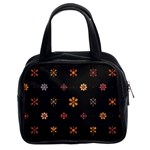 Minimalist Pattern With Simple Lines,flower And Shapes, Creating A Clean And Modern Classic Handbag (Two Sides)