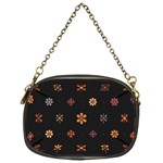 Minimalist Pattern With Simple Lines,flower And Shapes, Creating A Clean And Modern Chain Purse (One Side)