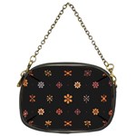 Minimalist Pattern With Simple Lines,flower And Shapes, Creating A Clean And Modern Chain Purse (Two Sides)