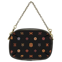 Minimalist Pattern With Simple Lines,flower And Shapes, Creating A Clean And Modern Chain Purse (Two Sides) from ArtsNow.com Back