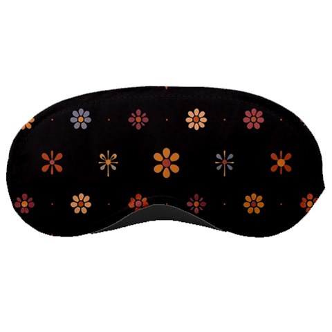 Minimalist Pattern With Simple Lines,flower And Shapes, Creating A Clean And Modern Sleep Mask from ArtsNow.com Front