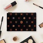 Minimalist Pattern With Simple Lines,flower And Shapes, Creating A Clean And Modern Cosmetic Bag (Medium)