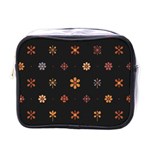 Minimalist Pattern With Simple Lines,flower And Shapes, Creating A Clean And Modern Mini Toiletries Bag (One Side)