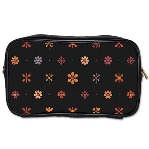 Minimalist Pattern With Simple Lines,flower And Shapes, Creating A Clean And Modern Toiletries Bag (Two Sides) from ArtsNow.com Front