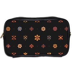 Minimalist Pattern With Simple Lines,flower And Shapes, Creating A Clean And Modern Toiletries Bag (Two Sides) from ArtsNow.com Back