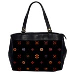 Minimalist Pattern With Simple Lines,flower And Shapes, Creating A Clean And Modern Oversize Office Handbag