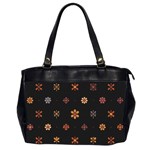 Minimalist Pattern With Simple Lines,flower And Shapes, Creating A Clean And Modern Oversize Office Handbag (2 Sides)