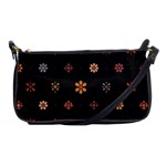 Minimalist Pattern With Simple Lines,flower And Shapes, Creating A Clean And Modern Shoulder Clutch Bag