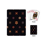 Minimalist Pattern With Simple Lines,flower And Shapes, Creating A Clean And Modern Playing Cards Single Design (Mini)