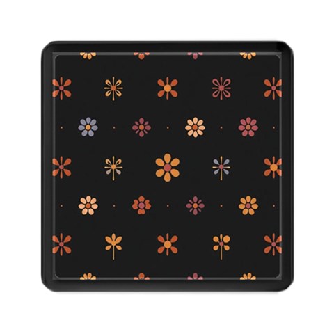 Minimalist Pattern With Simple Lines,flower And Shapes, Creating A Clean And Modern Memory Card Reader (Square) from ArtsNow.com Front