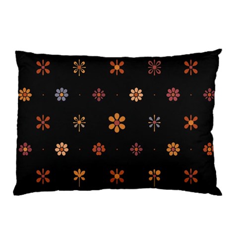 Minimalist Pattern With Simple Lines,flower And Shapes, Creating A Clean And Modern Pillow Case (Two Sides) from ArtsNow.com Back