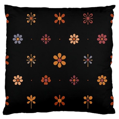 Minimalist Pattern With Simple Lines,flower And Shapes, Creating A Clean And Modern Large Cushion Case (Two Sides) from ArtsNow.com Front