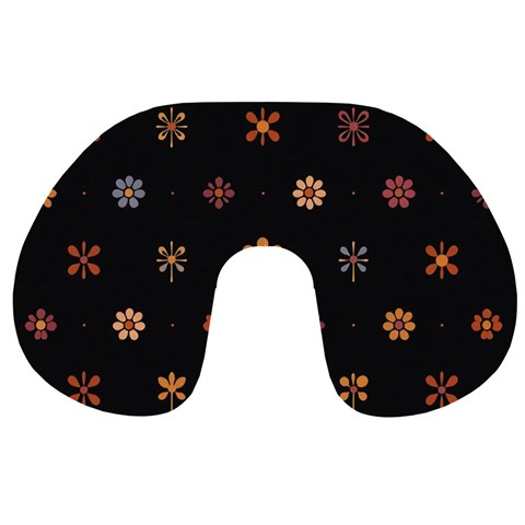 Minimalist Pattern With Simple Lines,flower And Shapes, Creating A Clean And Modern Travel Neck Pillow from ArtsNow.com Front