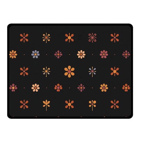 Minimalist Pattern With Simple Lines,flower And Shapes, Creating A Clean And Modern Two Sides Fleece Blanket (Small) from ArtsNow.com 45 x34  Blanket Back