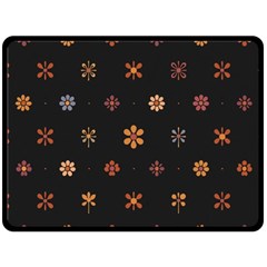 Minimalist Pattern With Simple Lines,flower And Shapes, Creating A Clean And Modern Two Sides Fleece Blanket (Large) from ArtsNow.com 80 x60  Blanket Front