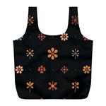 Minimalist Pattern With Simple Lines,flower And Shapes, Creating A Clean And Modern Full Print Recycle Bag (L)