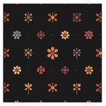 Minimalist Pattern With Simple Lines,flower And Shapes, Creating A Clean And Modern Square Satin Scarf (36  x 36 )