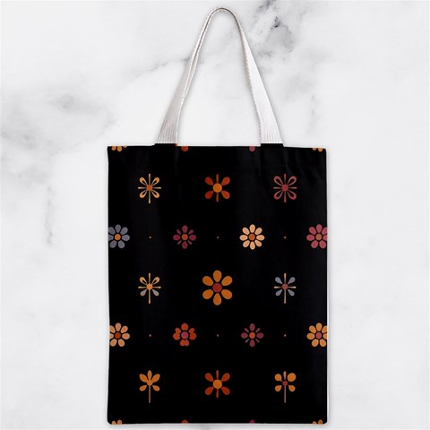 Minimalist Pattern With Simple Lines,flower And Shapes, Creating A Clean And Modern Zipper Classic Tote Bag from ArtsNow.com Front