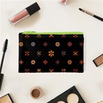 Minimalist Pattern With Simple Lines,flower And Shapes, Creating A Clean And Modern Cosmetic Bag (XS)