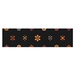 Minimalist Pattern With Simple Lines,flower And Shapes, Creating A Clean And Modern Oblong Satin Scarf (16  x 60 )