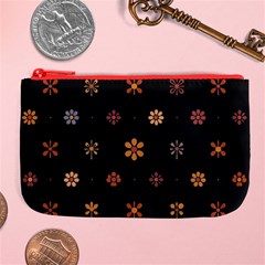 Minimalist Pattern With Simple Lines,flower And Shapes, Creating A Clean And Modern Large Coin Purse from ArtsNow.com Front