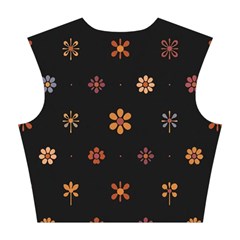 Minimalist Pattern With Simple Lines,flower And Shapes, Creating A Clean And Modern Cotton Crop Top from ArtsNow.com Back