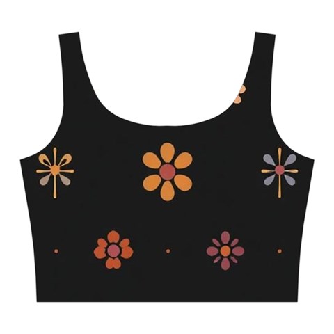 Minimalist Pattern With Simple Lines,flower And Shapes, Creating A Clean And Modern Midi Sleeveless Dress from ArtsNow.com Top Back