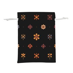 Minimalist Pattern With Simple Lines,flower And Shapes, Creating A Clean And Modern Lightweight Drawstring Pouch (L) from ArtsNow.com Front