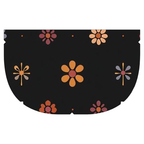 Minimalist Pattern With Simple Lines,flower And Shapes, Creating A Clean And Modern Make Up Case (Medium) from ArtsNow.com Side Left