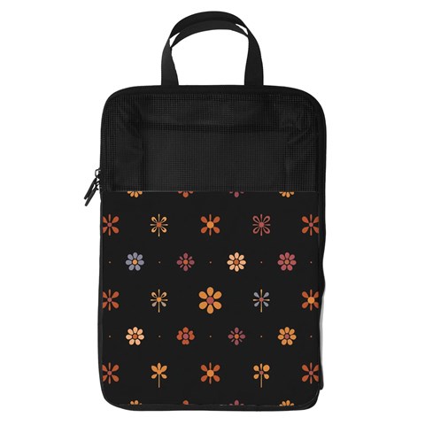 Minimalist Pattern With Simple Lines,flower And Shapes, Creating A Clean And Modern Foldable Shoe Storage Bag from ArtsNow.com Front