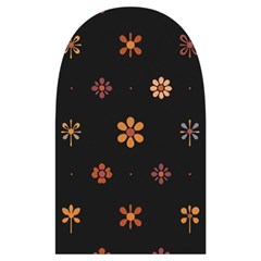 Minimalist Pattern With Simple Lines,flower And Shapes, Creating A Clean And Modern Microwave Oven Glove from ArtsNow.com Back